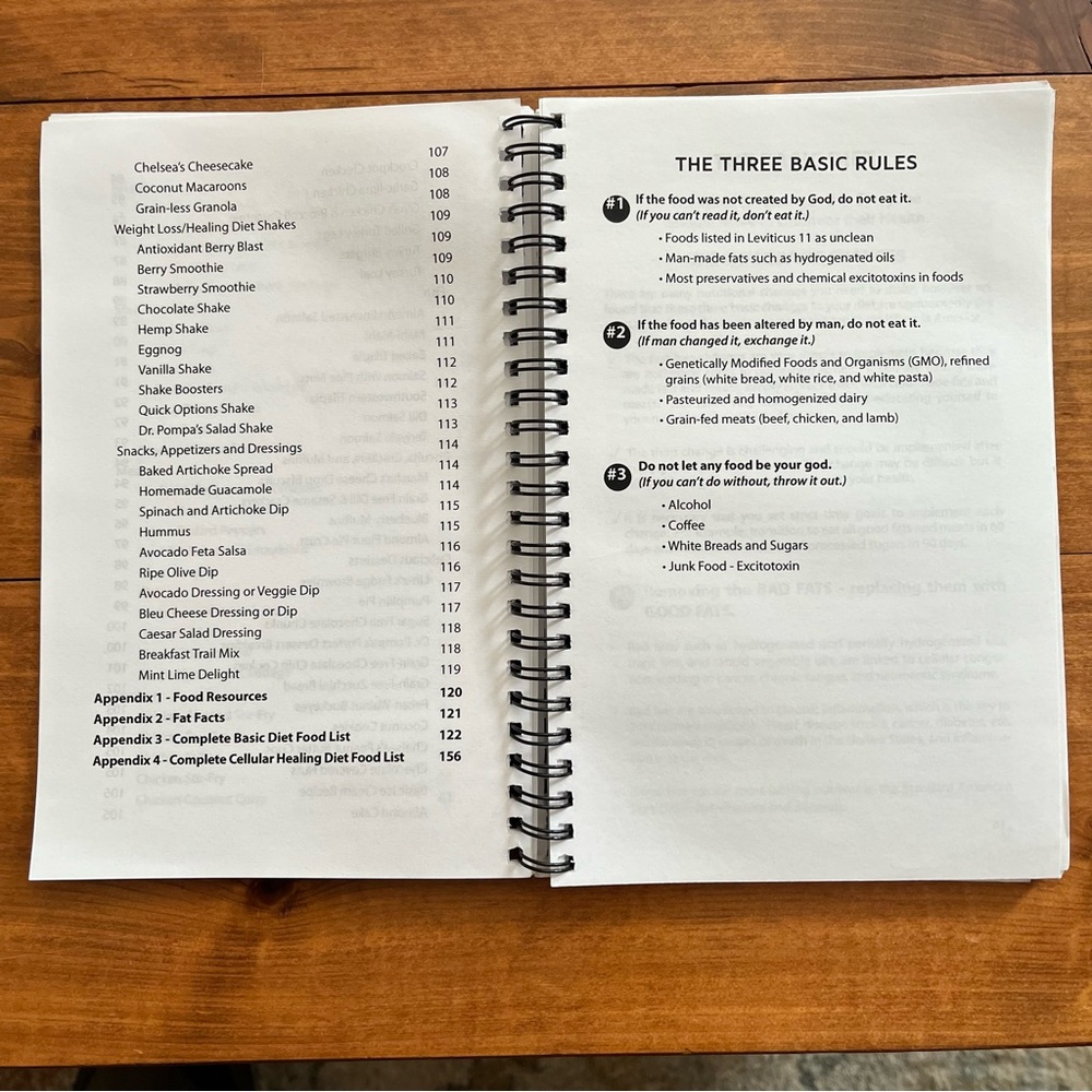 The Cellular Healing Diet with Weight Loss Training CD by Dan Pompa 90+ Recipes - Picture 7 of 14